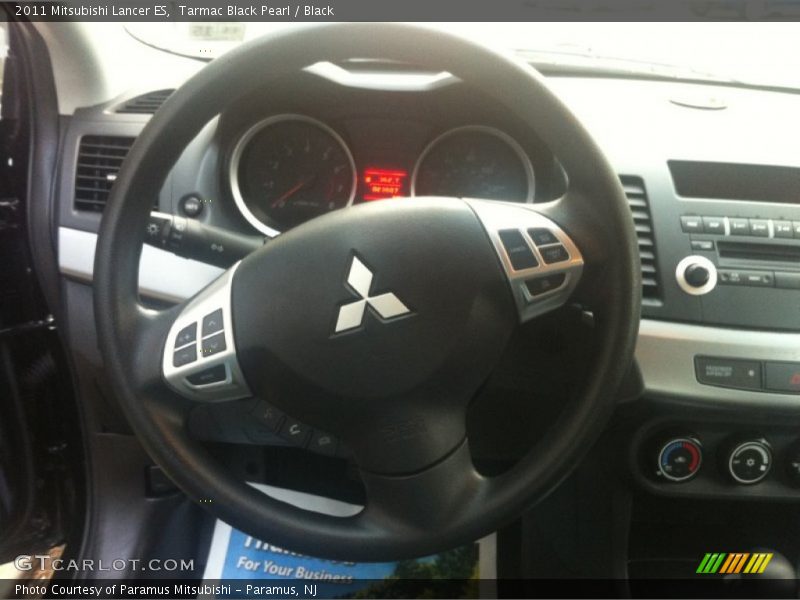 Tarmac Black Pearl / Black 2011 Mitsubishi Lancer ES