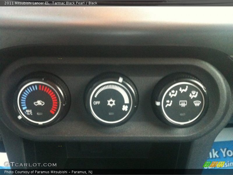 Tarmac Black Pearl / Black 2011 Mitsubishi Lancer ES