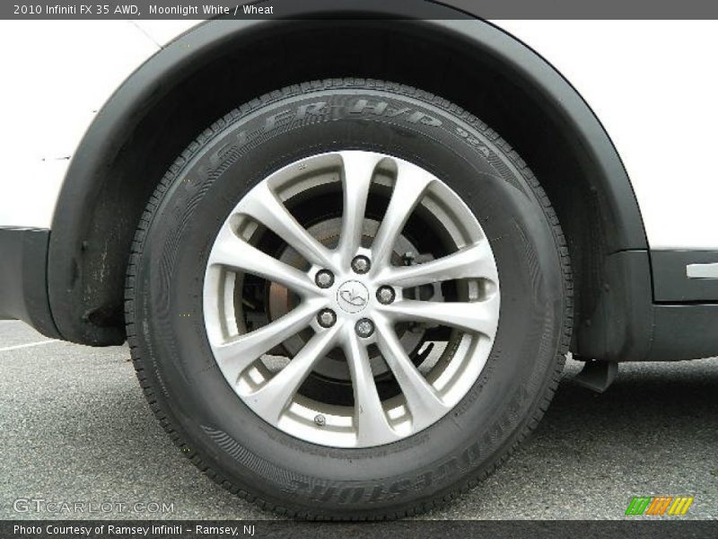 Moonlight White / Wheat 2010 Infiniti FX 35 AWD