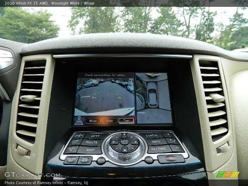 Moonlight White / Wheat 2010 Infiniti FX 35 AWD