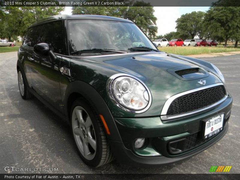 British Racing Green II / Carbon Black 2011 Mini Cooper S Clubman