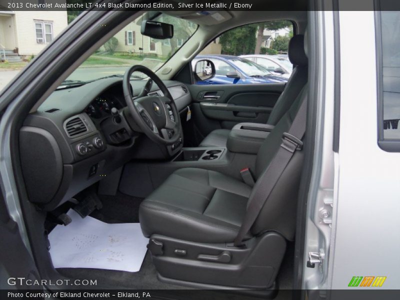 Silver Ice Metallic / Ebony 2013 Chevrolet Avalanche LT 4x4 Black Diamond Edition