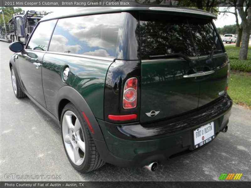 British Racing Green II / Carbon Black 2011 Mini Cooper S Clubman