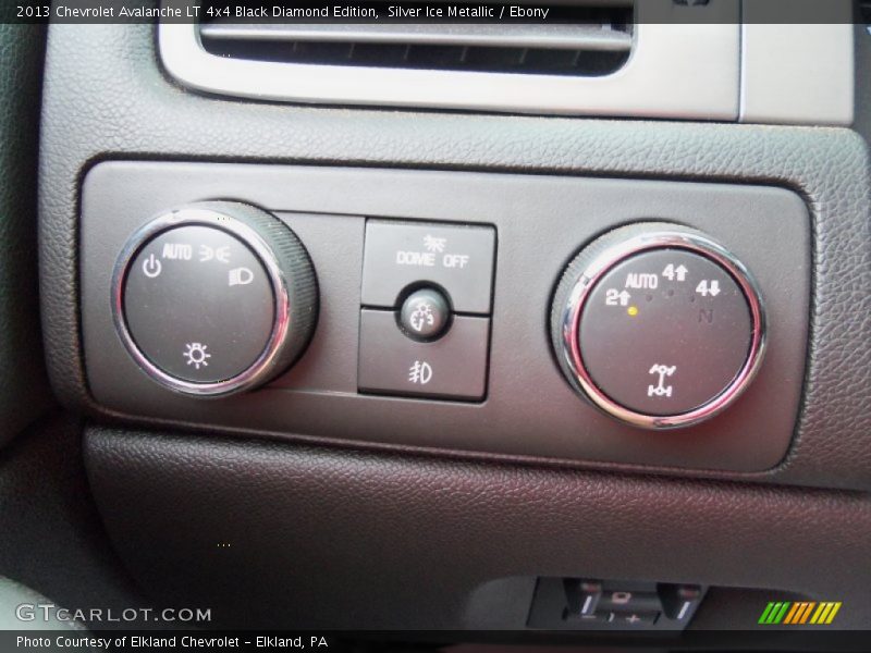 Controls of 2013 Avalanche LT 4x4 Black Diamond Edition