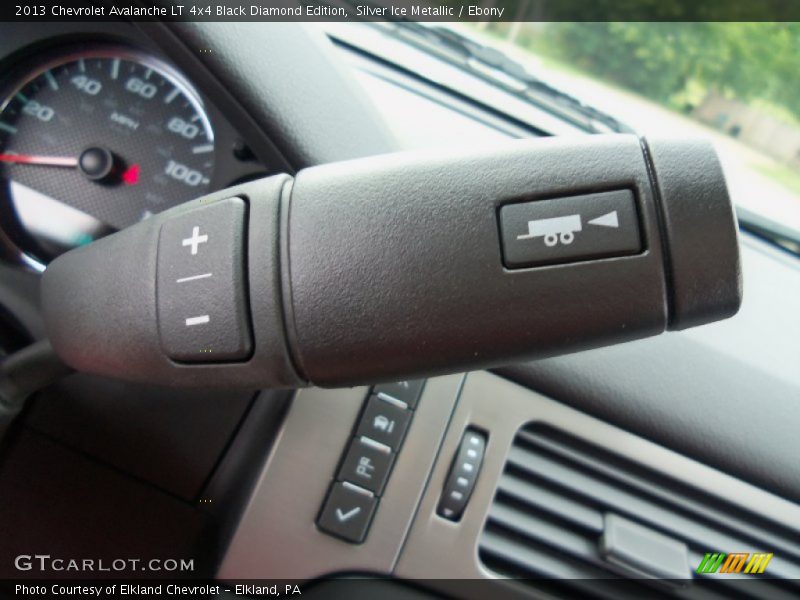 Silver Ice Metallic / Ebony 2013 Chevrolet Avalanche LT 4x4 Black Diamond Edition
