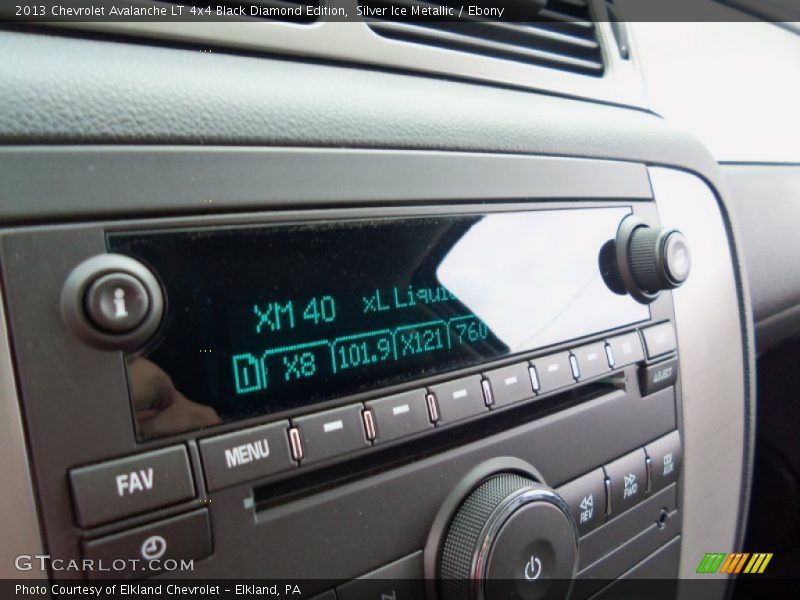 Silver Ice Metallic / Ebony 2013 Chevrolet Avalanche LT 4x4 Black Diamond Edition