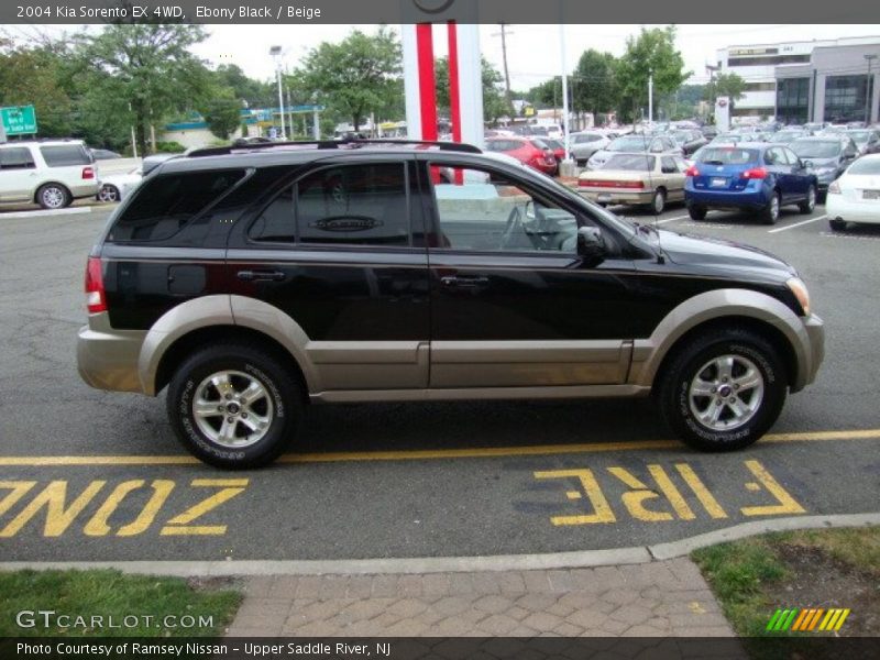Ebony Black / Beige 2004 Kia Sorento EX 4WD
