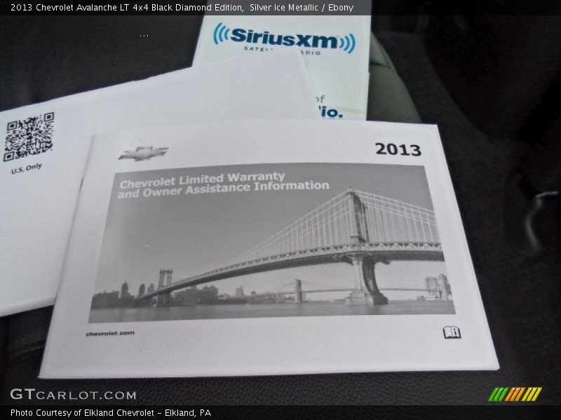 Books/Manuals of 2013 Avalanche LT 4x4 Black Diamond Edition