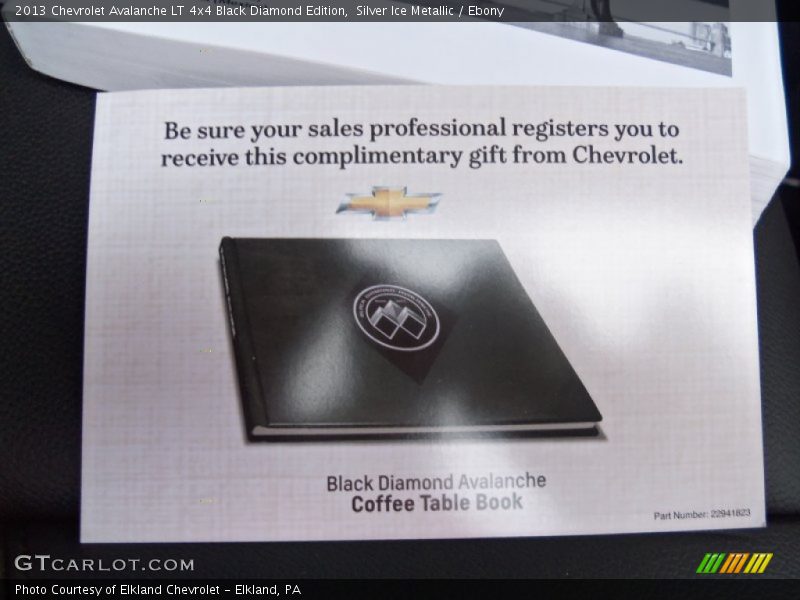 Books/Manuals of 2013 Avalanche LT 4x4 Black Diamond Edition