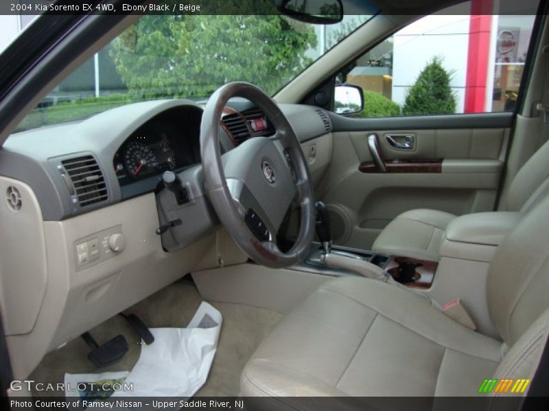 Ebony Black / Beige 2004 Kia Sorento EX 4WD