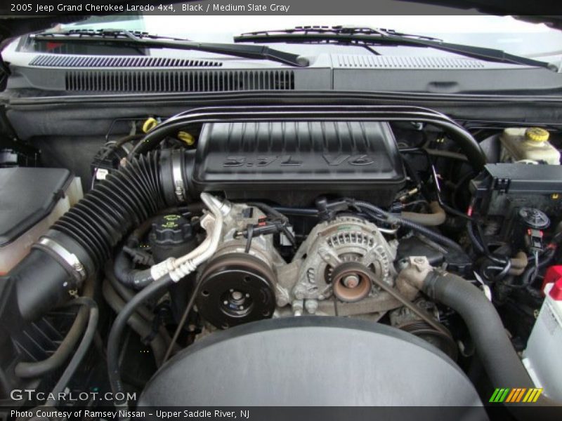 Black / Medium Slate Gray 2005 Jeep Grand Cherokee Laredo 4x4