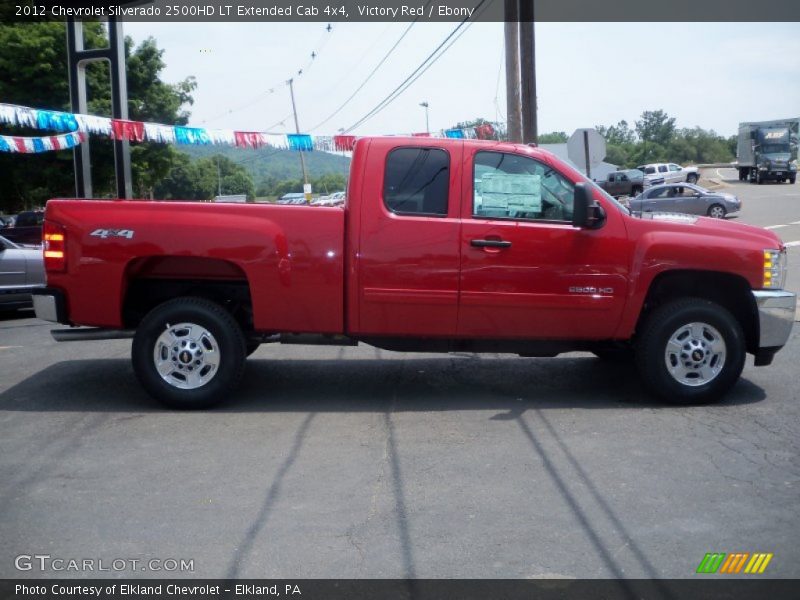 Victory Red / Ebony 2012 Chevrolet Silverado 2500HD LT Extended Cab 4x4