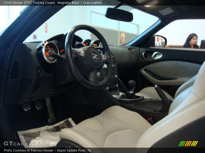  2009 370Z Touring Coupe Gray Leather Interior