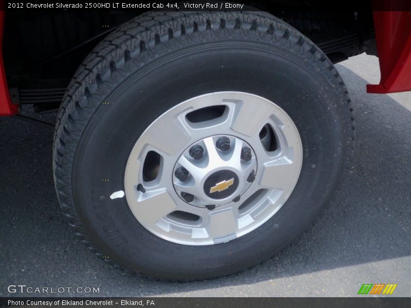 Victory Red / Ebony 2012 Chevrolet Silverado 2500HD LT Extended Cab 4x4