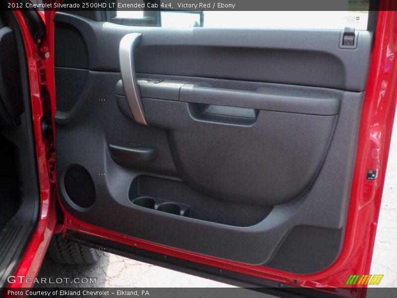 Victory Red / Ebony 2012 Chevrolet Silverado 2500HD LT Extended Cab 4x4