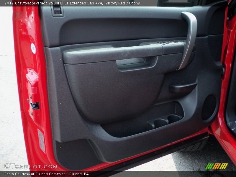 Victory Red / Ebony 2012 Chevrolet Silverado 2500HD LT Extended Cab 4x4