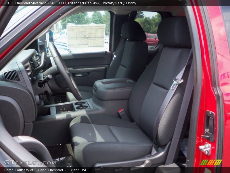 Victory Red / Ebony 2012 Chevrolet Silverado 2500HD LT Extended Cab 4x4