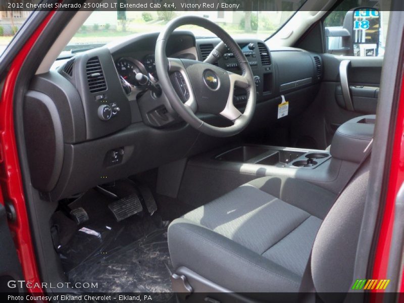 Victory Red / Ebony 2012 Chevrolet Silverado 2500HD LT Extended Cab 4x4