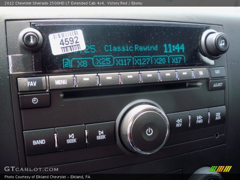 Victory Red / Ebony 2012 Chevrolet Silverado 2500HD LT Extended Cab 4x4