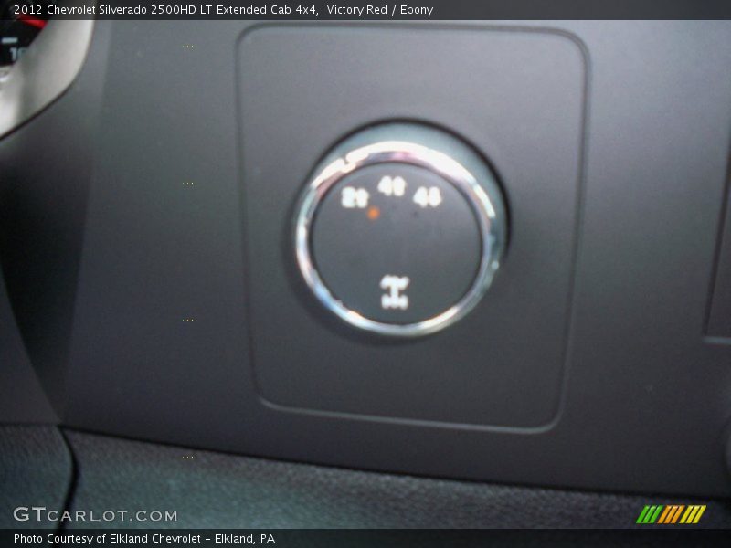 Victory Red / Ebony 2012 Chevrolet Silverado 2500HD LT Extended Cab 4x4