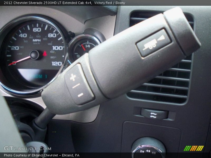 Victory Red / Ebony 2012 Chevrolet Silverado 2500HD LT Extended Cab 4x4