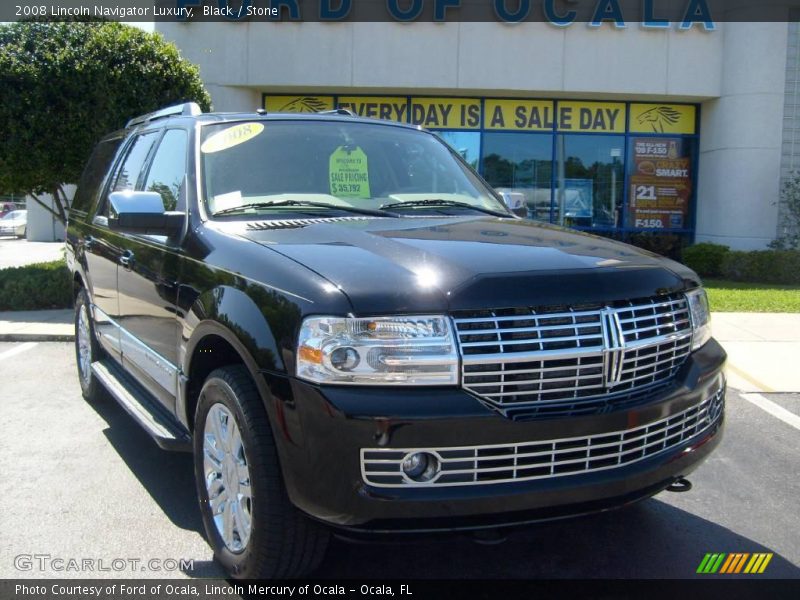 Black / Stone 2008 Lincoln Navigator Luxury