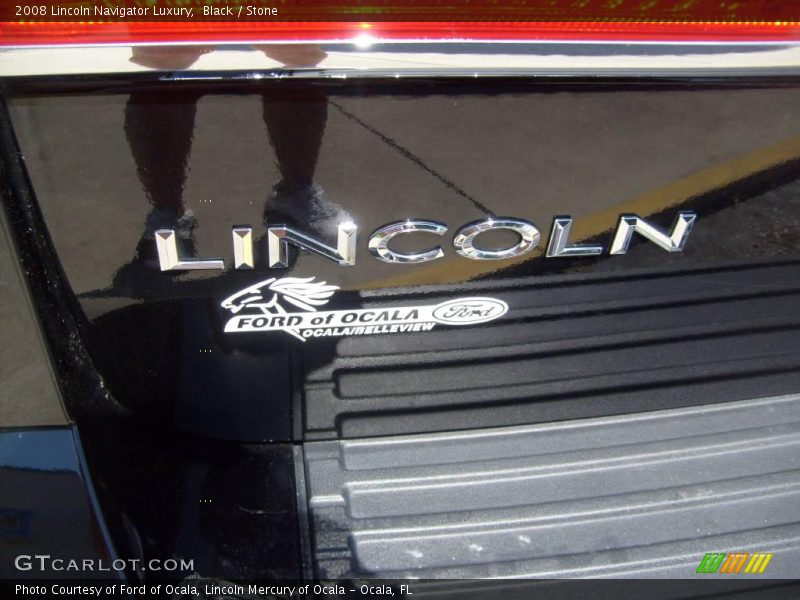 Black / Stone 2008 Lincoln Navigator Luxury