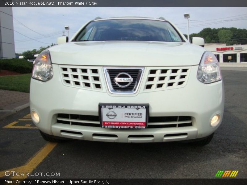 Phantom White / Gray 2010 Nissan Rogue SL AWD