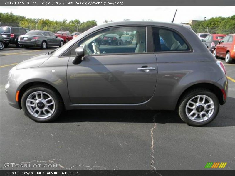 Grigio (Grey) / Tessuto Grigio/Avorio (Grey/Ivory) 2012 Fiat 500 Pop