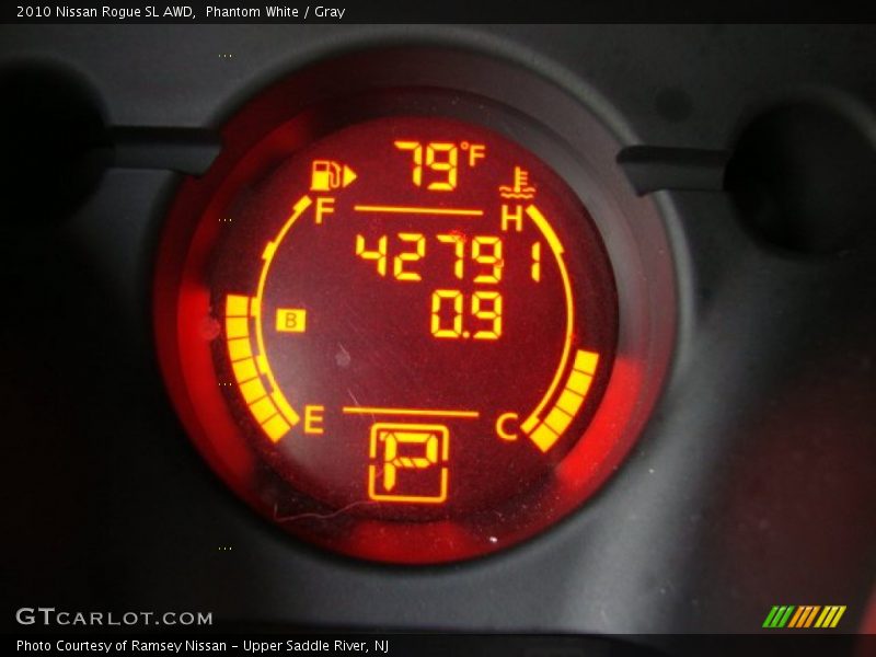 Phantom White / Gray 2010 Nissan Rogue SL AWD