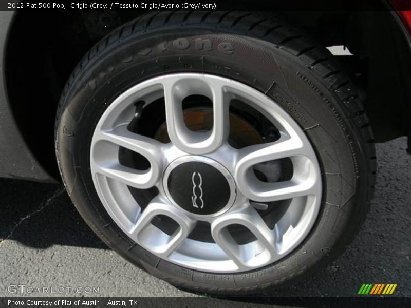 Grigio (Grey) / Tessuto Grigio/Avorio (Grey/Ivory) 2012 Fiat 500 Pop