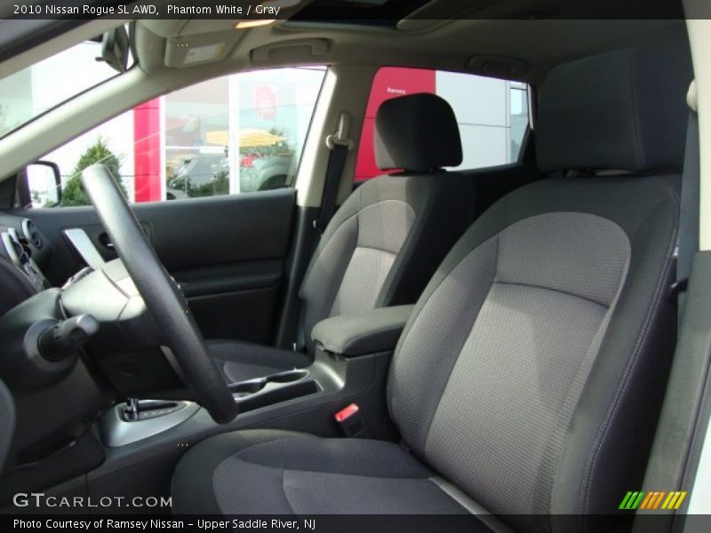 Phantom White / Gray 2010 Nissan Rogue SL AWD