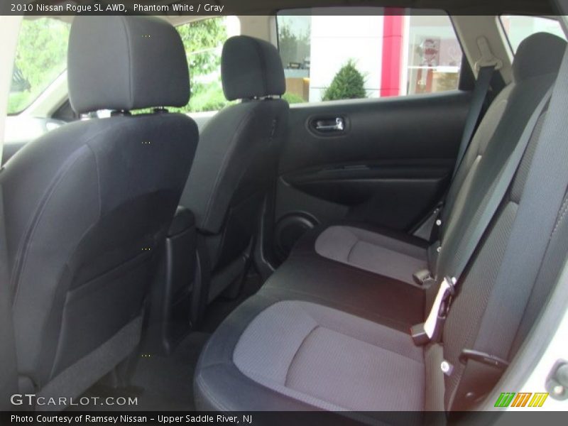 Phantom White / Gray 2010 Nissan Rogue SL AWD