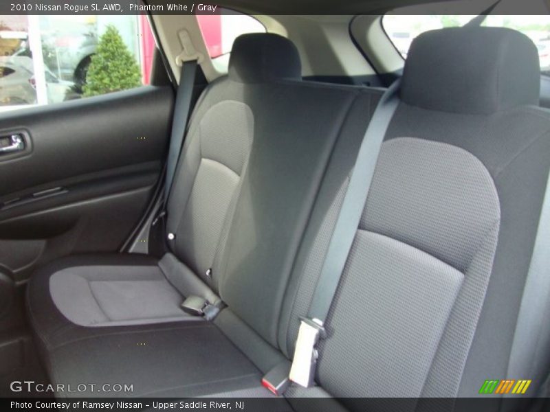 Phantom White / Gray 2010 Nissan Rogue SL AWD