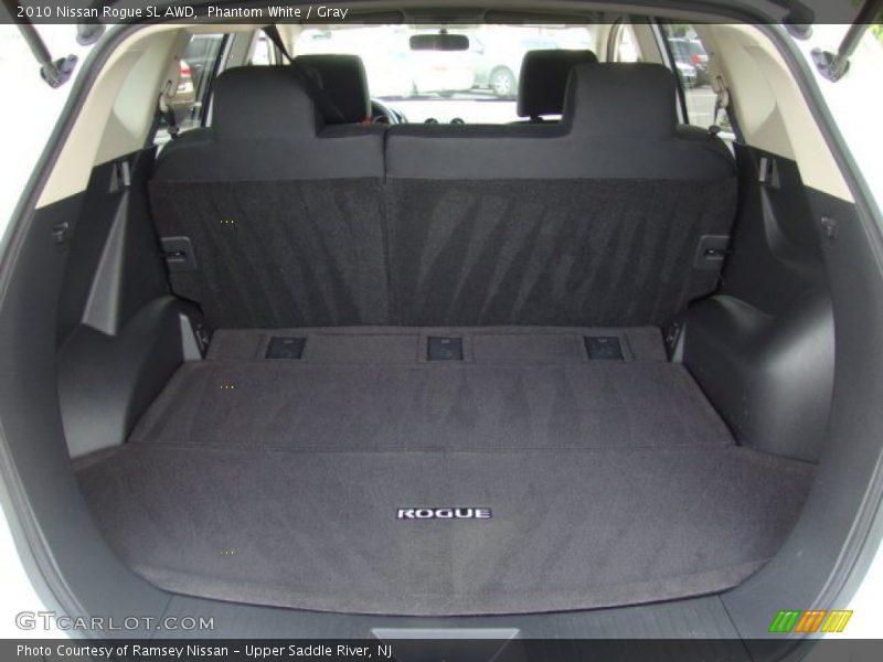 Phantom White / Gray 2010 Nissan Rogue SL AWD
