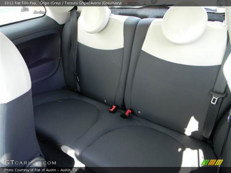 Grigio (Grey) / Tessuto Grigio/Avorio (Grey/Ivory) 2012 Fiat 500 Pop