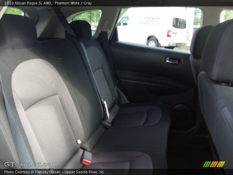 Phantom White / Gray 2010 Nissan Rogue SL AWD