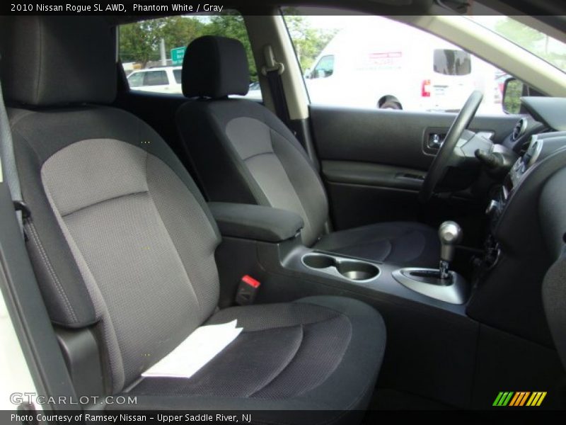 Phantom White / Gray 2010 Nissan Rogue SL AWD