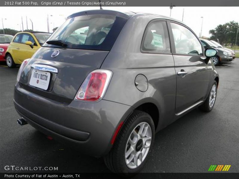 Grigio (Grey) / Tessuto Grigio/Avorio (Grey/Ivory) 2012 Fiat 500 Pop