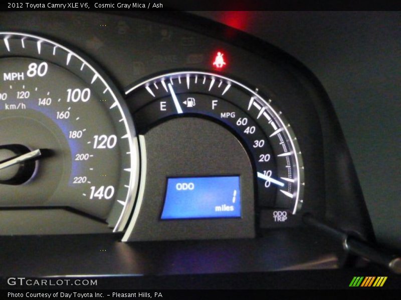 Cosmic Gray Mica / Ash 2012 Toyota Camry XLE V6