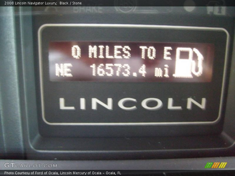 Black / Stone 2008 Lincoln Navigator Luxury
