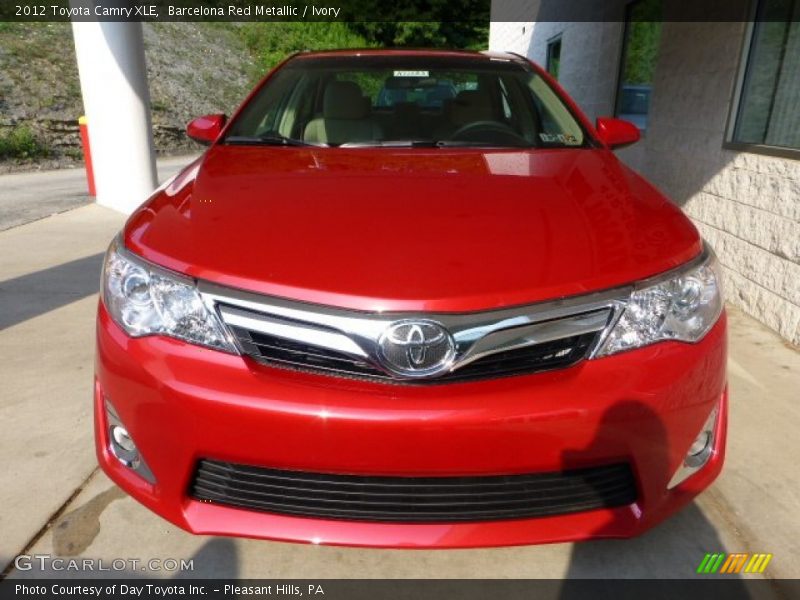 Barcelona Red Metallic / Ivory 2012 Toyota Camry XLE