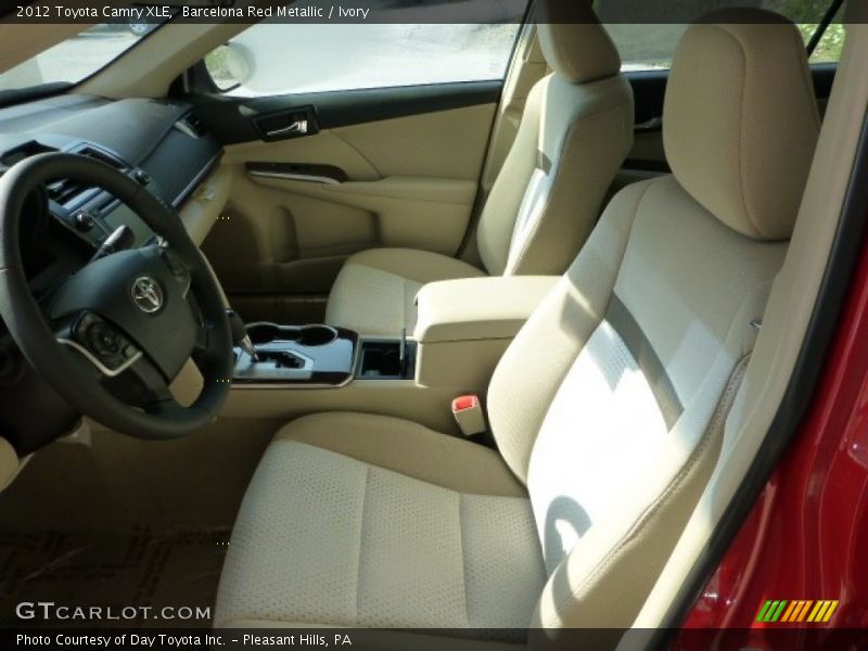 Barcelona Red Metallic / Ivory 2012 Toyota Camry XLE