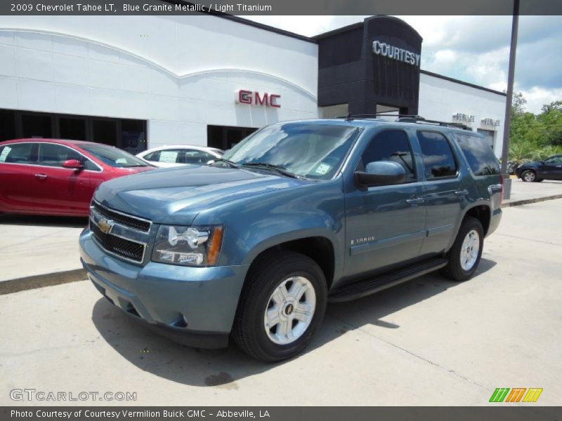 Blue Granite Metallic / Light Titanium 2009 Chevrolet Tahoe LT