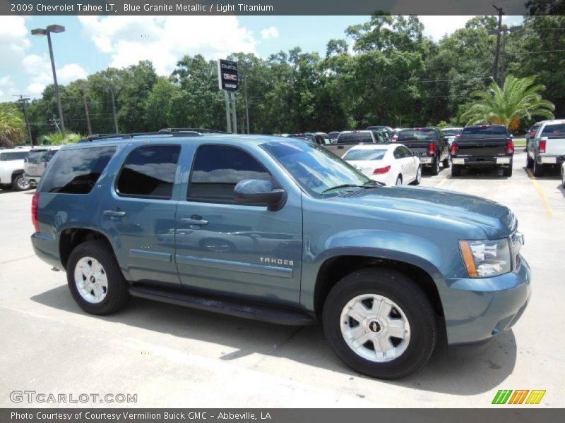 Blue Granite Metallic / Light Titanium 2009 Chevrolet Tahoe LT