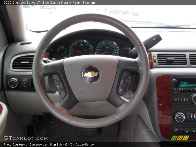 Blue Granite Metallic / Light Titanium 2009 Chevrolet Tahoe LT