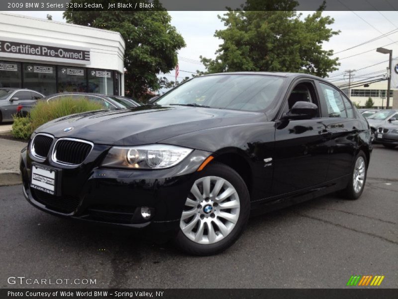 Jet Black / Black 2009 BMW 3 Series 328xi Sedan