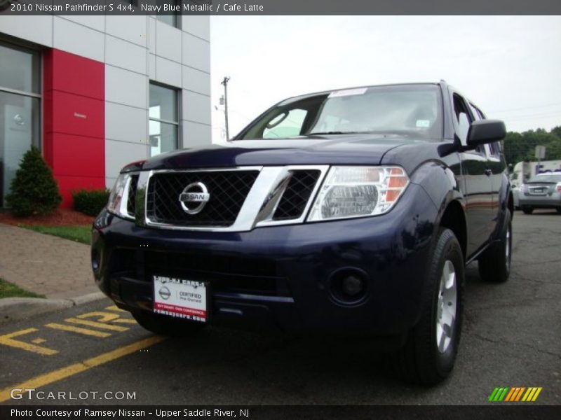 Navy Blue Metallic / Cafe Latte 2010 Nissan Pathfinder S 4x4