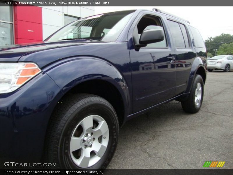 Navy Blue Metallic / Cafe Latte 2010 Nissan Pathfinder S 4x4