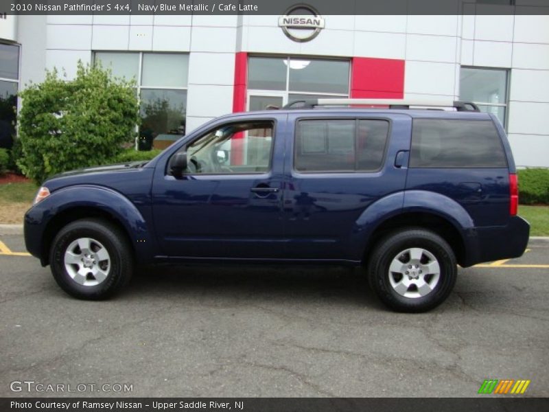 Navy Blue Metallic / Cafe Latte 2010 Nissan Pathfinder S 4x4